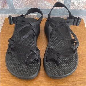 CHACO - Black Open-Toe Sandals with Adjustable Straps